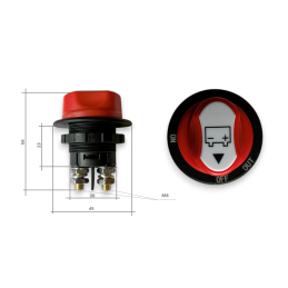 Odłącznik akumulatora 100A