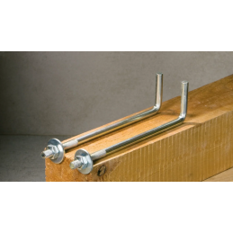 Kotwa murłat 12x350x68 - śruba L