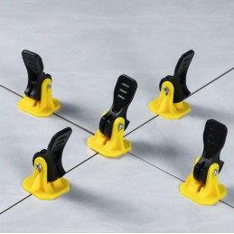 Klipsy uchwyty do poziomowania płytek 50 SZT - do fugi 1 mm