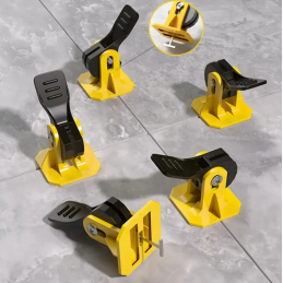 Klipsy uchwyty do poziomowania płytek 50 SZT - do fugi 1 mm