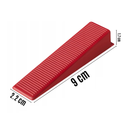 Kliny do systemu poziomowania płytek glazury - 100 szt