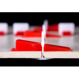 Uchwyty do systemu poziomowania płytek glazury 1,5 mm - 100 szt