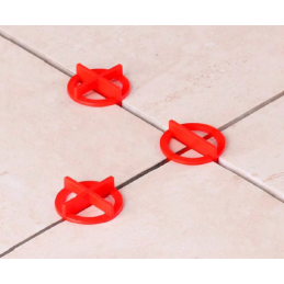 Krzyżyki dystansowe do płytek glazury z uchwytem - 1 mm - 100 szt