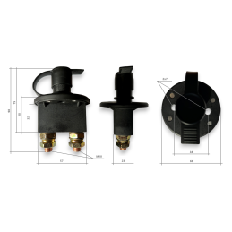 Odłącznik akumulatora 100A