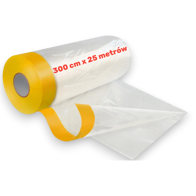 Folia malarska z taśmą SPEED MASK 300cm/25m ANTYCHLAP